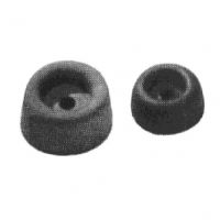 BUTOIR CAOUT. P/PORTE 20/10MM CLAIR